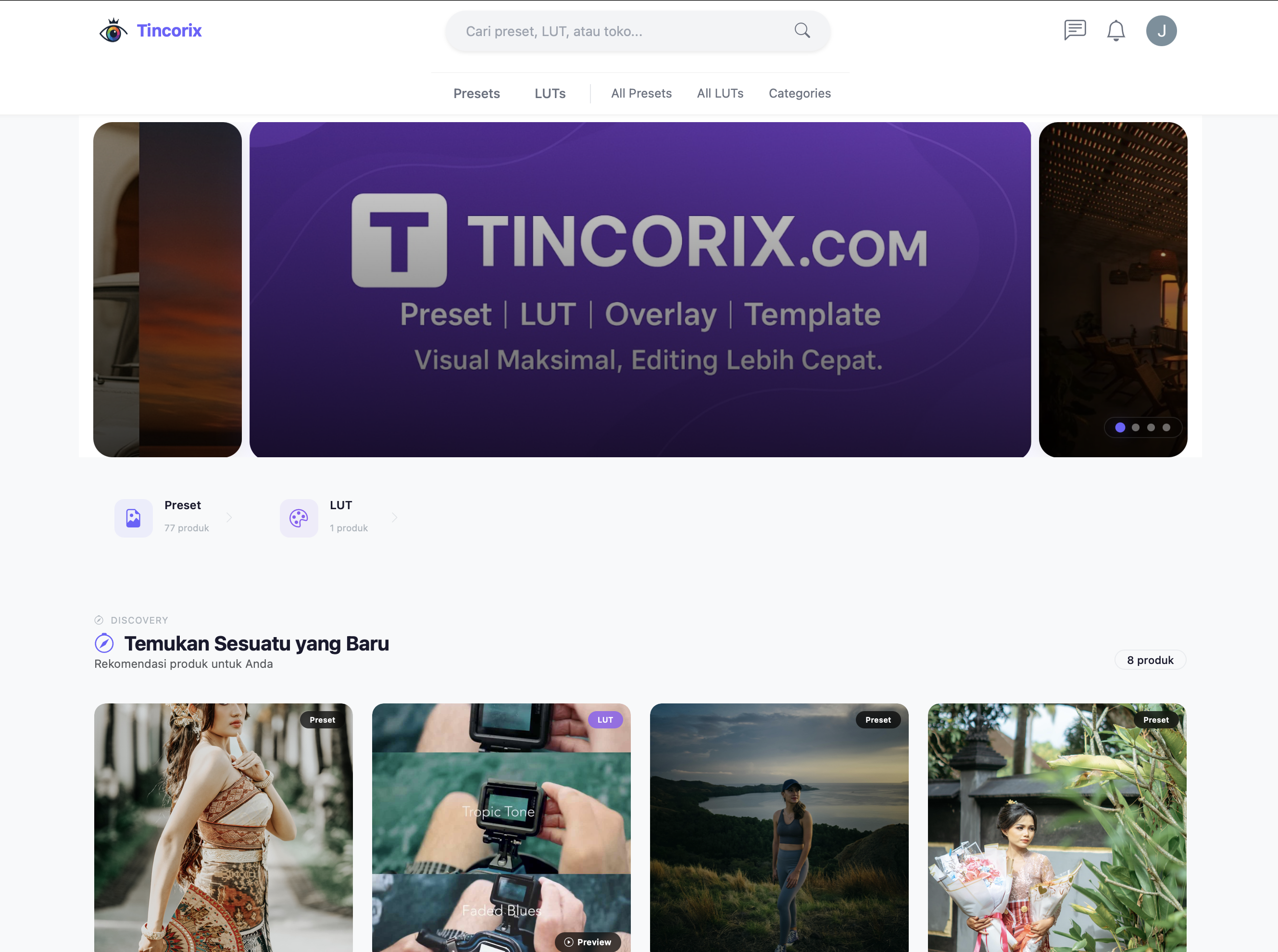 Tincorix Marketplace